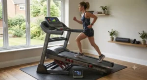 Tapis de course fixe avec inclinaison réglable pour un entraînement cardio intensif
