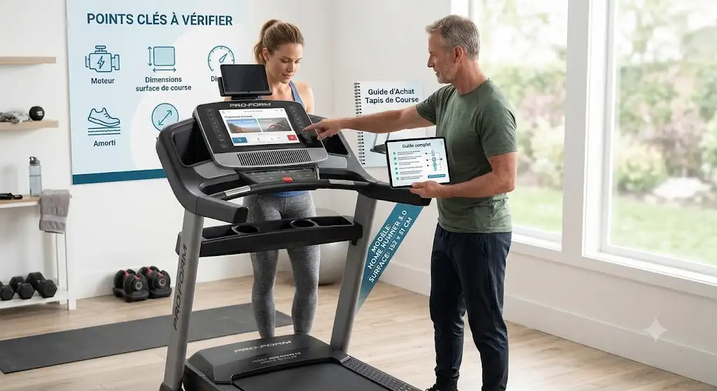 Guide complet pour savoir comment choisir son tapis de course adapté à un entraînement à domicile.