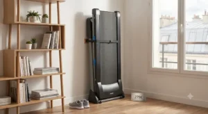 Un tapis de course moins de 300 euros pliable et pas cher pour gagner de la place dans un petit appartement