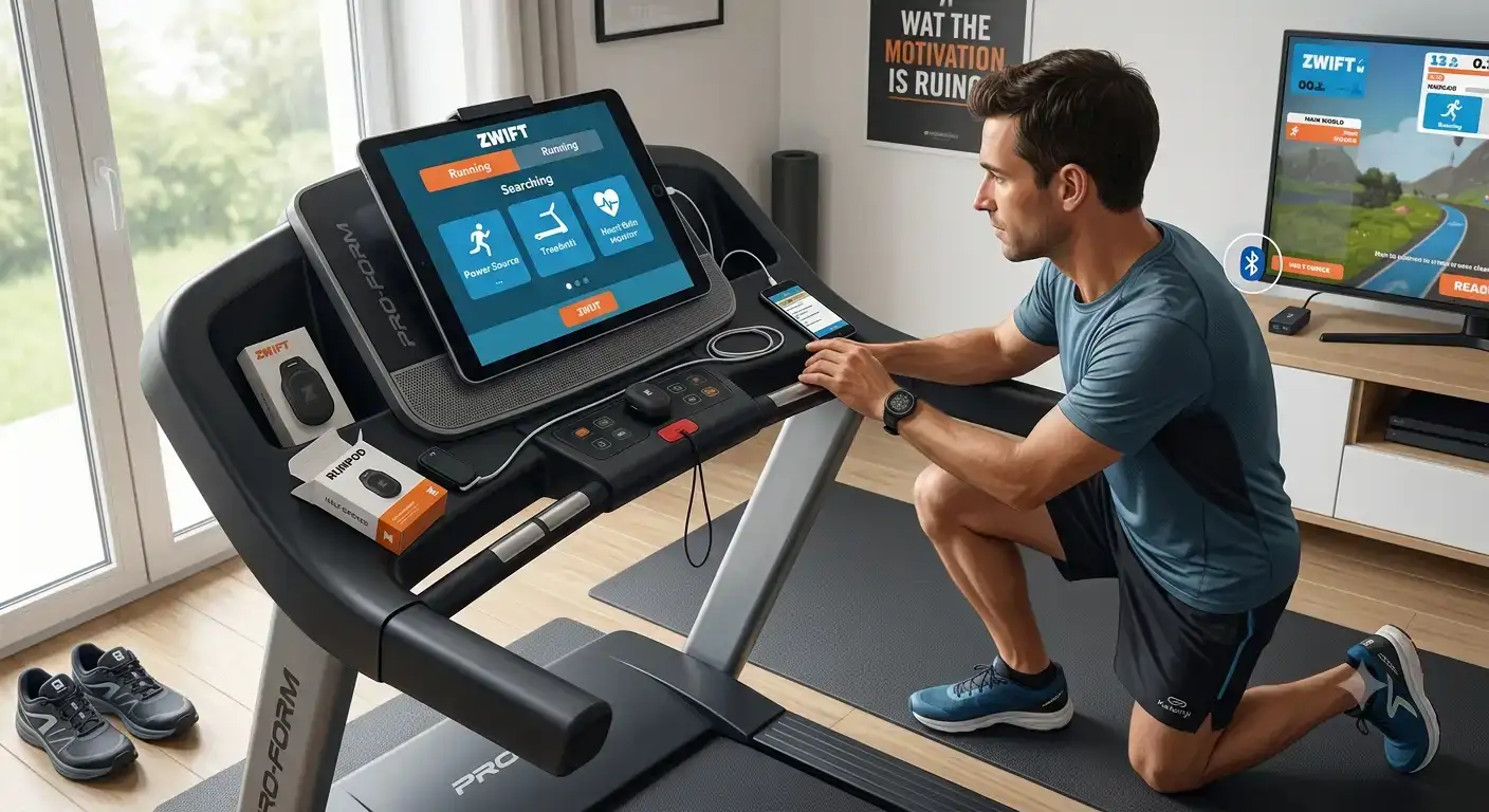 Guide d'installation complet pour connecter un tapis de course à l'application Zwift zwift tapis de course